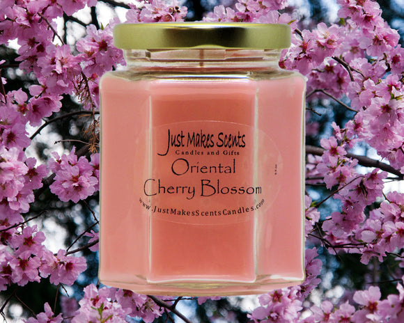Oriental Cherry Blossom Scented Candles