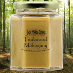 Teakwood Mahogany Scented Candle