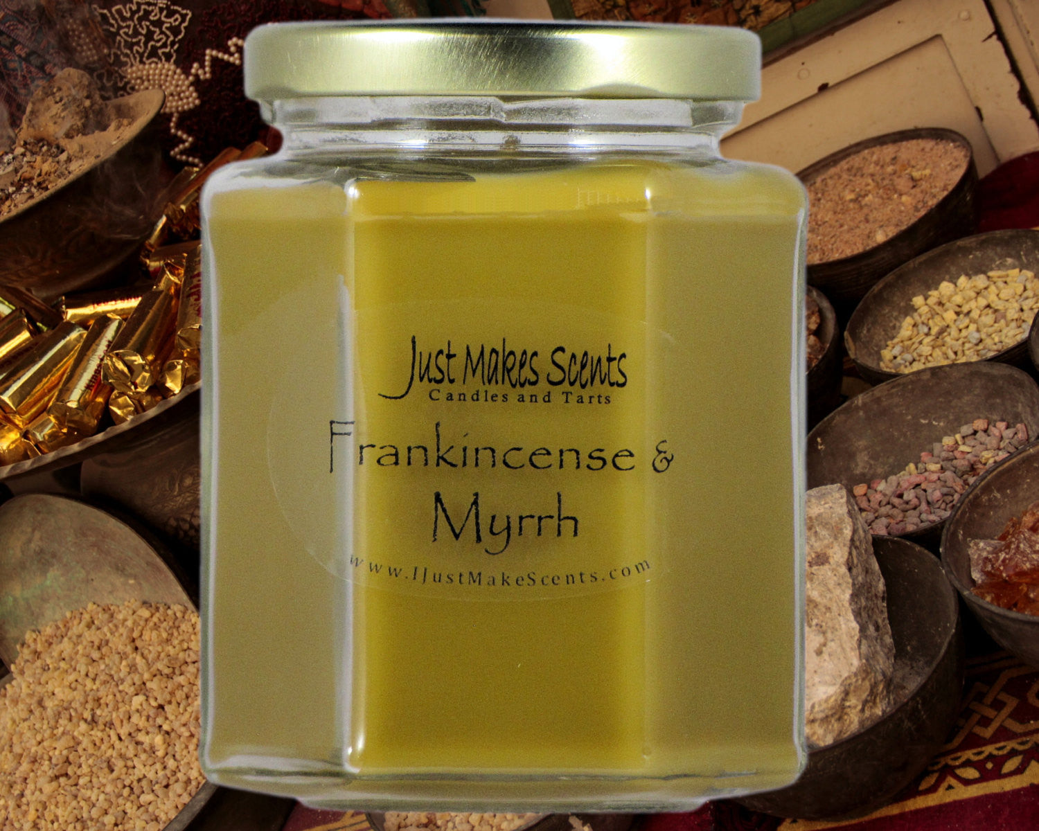 Frankincense & Myrrh Scented Candle