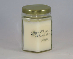 Will you be my Maid of Honor? Candle