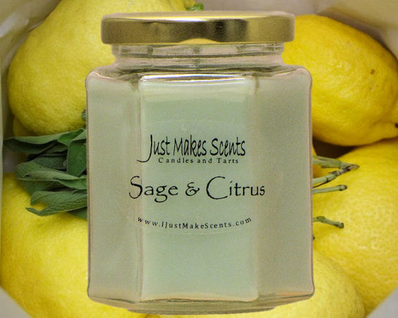 Sage & Citrus Scented Candle