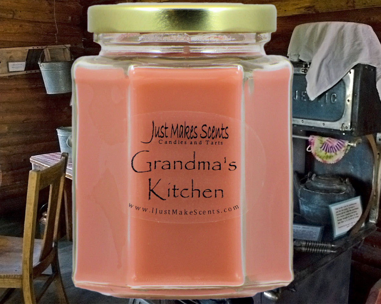 Grandma's Kitchen Canning Jar Soy Candle