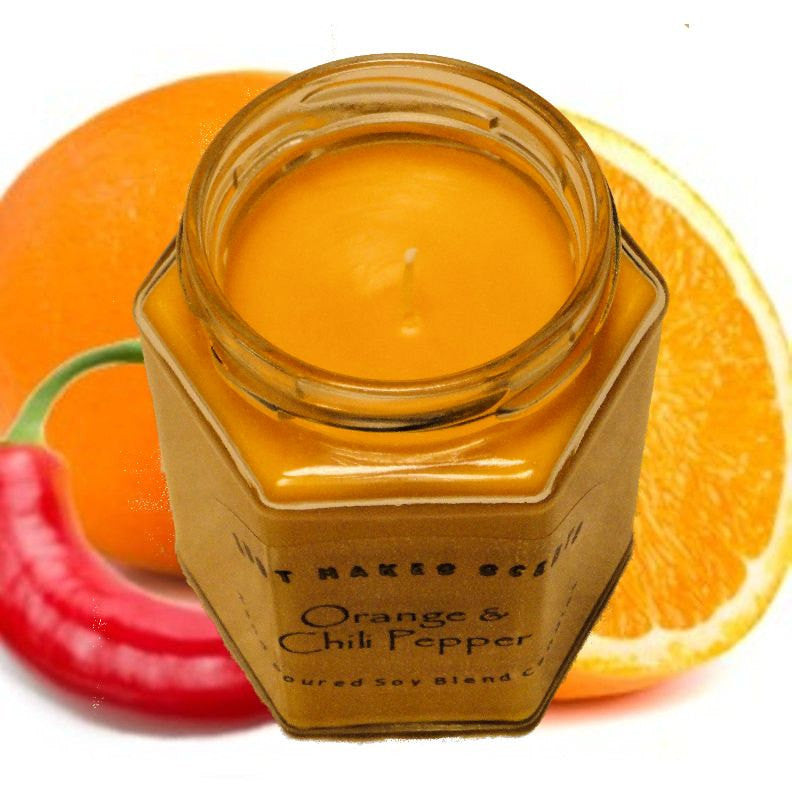 Orange & Chili Pepper Scented Candle