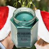 Mistletoe Kiss Christmas Candle