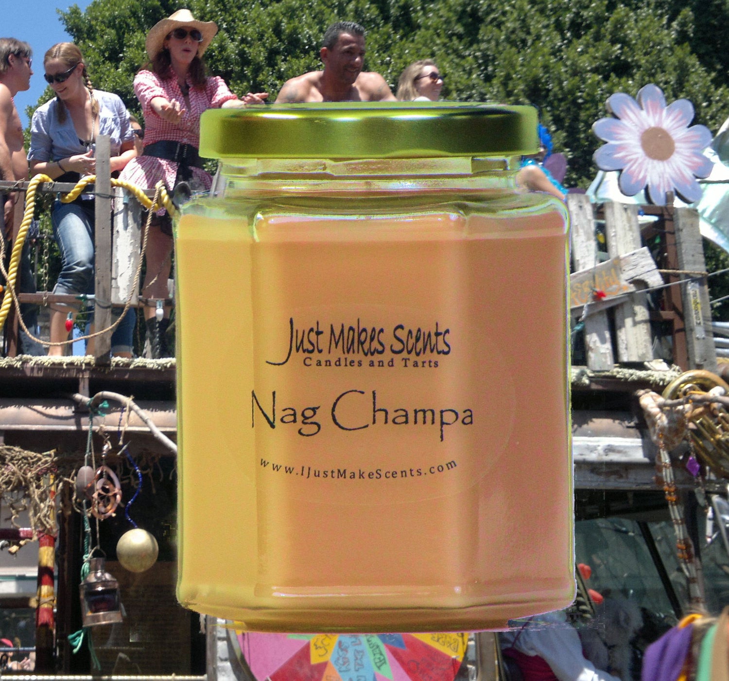 Nag Champa Scented Candle